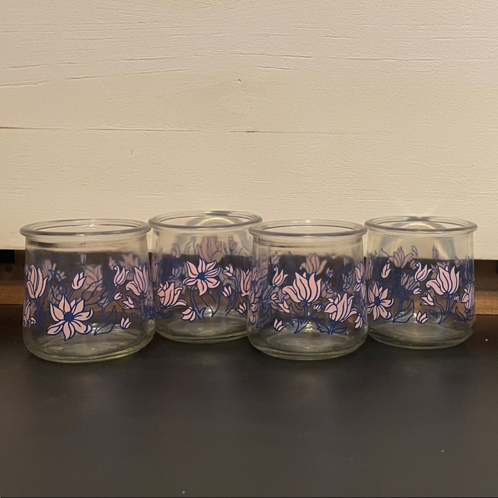 Floral Glass Jars (Many Uses!)